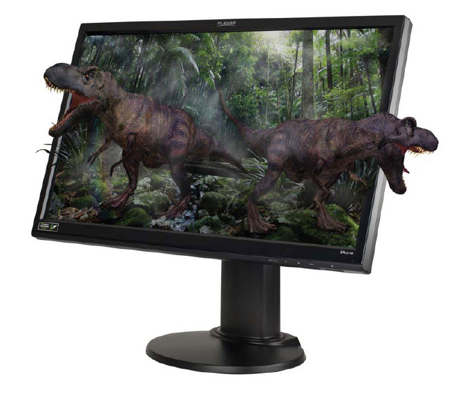 Planar SA2311W 3D desktop monitor