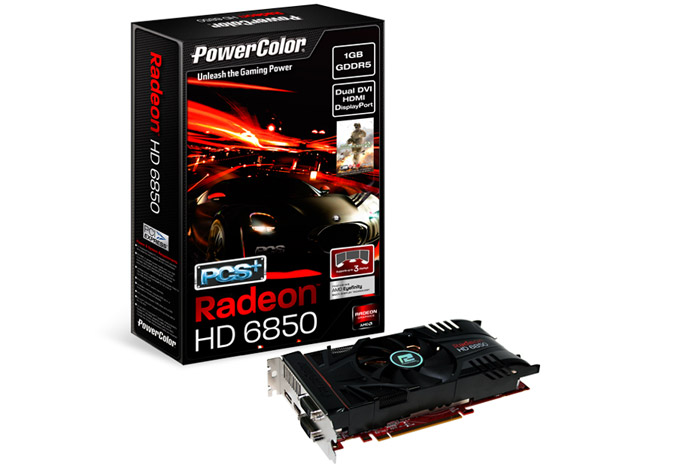 PowerColor PCS+HD6850 graphics card