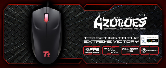 Tt eSPORTS Azurues Optical Gaming Mouse