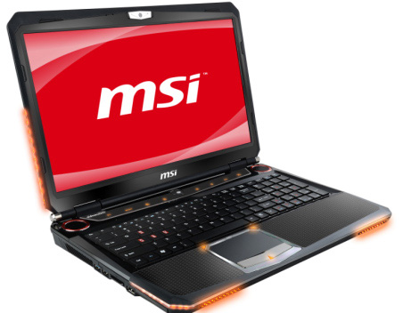 MSI GT680 gaming notebook