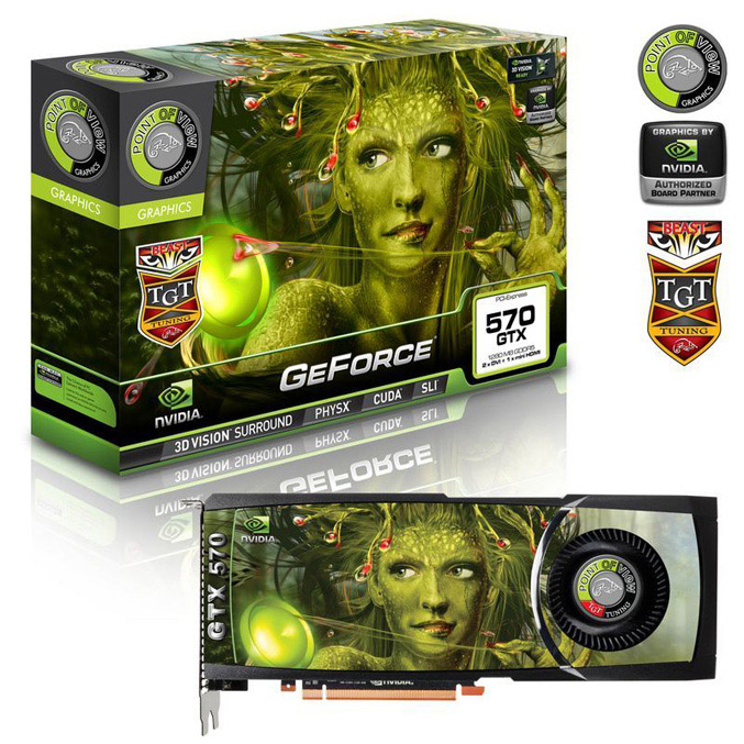 Point of View GeForce GTX 570 Beast air cooled