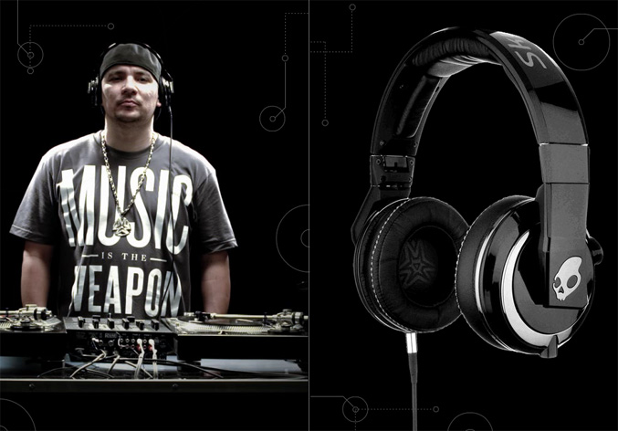SkullCandy DJ Mix Master Mike Headphones