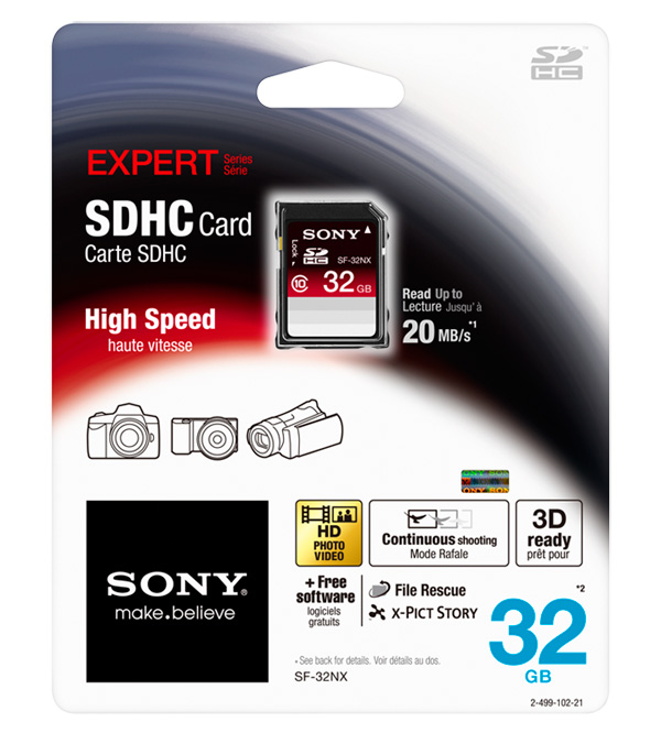 Sony Expert SDHC card 32GB