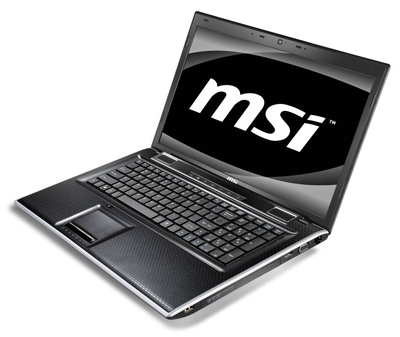 MSI FX720 laptop