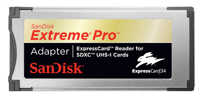 SanDisk Express Pro Card Adapter for SDHC and SDXC UHS-I cards