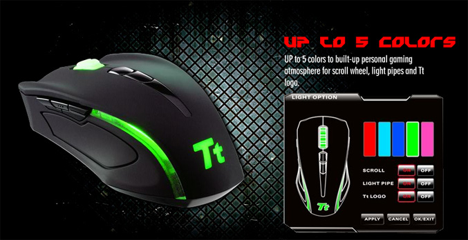 Tt eSPORTS Black Element MMO mouse