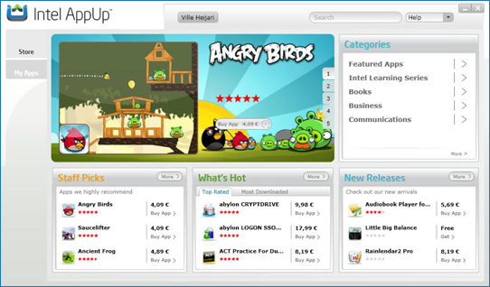 AppUp angry birds