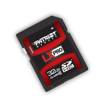 Patriot LX PRO Series SDHC memory cards