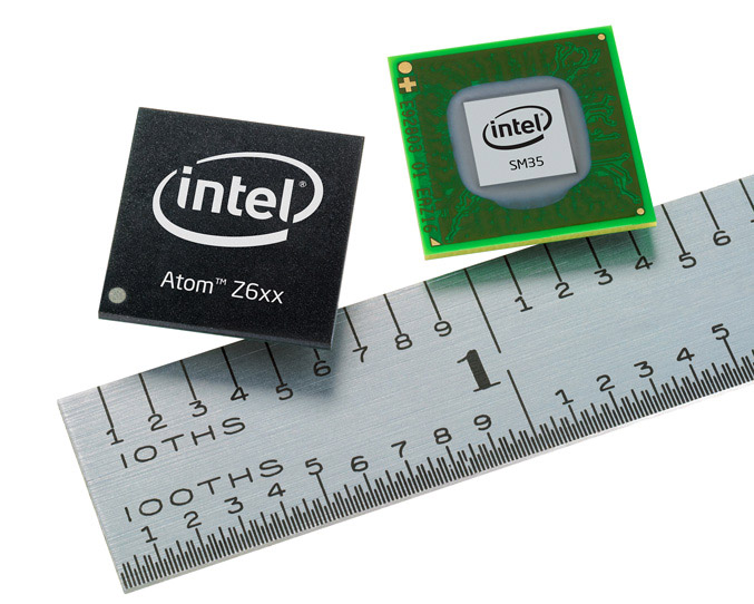 Intel Atom Z670 CPU with Intel SM35 Express chipset