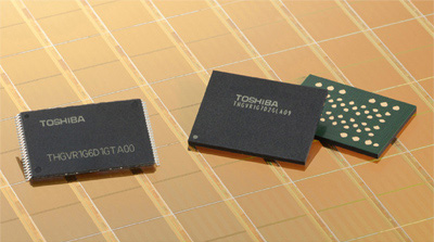 Toshiba 24-nanometer embedded-NAND flash memory