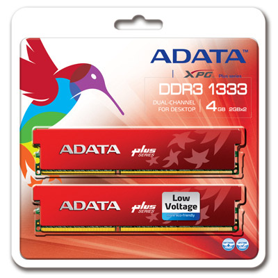 Adata XPG DDR3L-1333 Dual channel 4GB