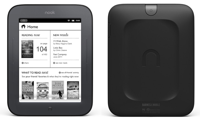 Barnes& Noble touch-enabled Nook
