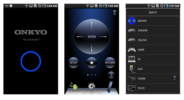 Onkyo Remote app for Android
