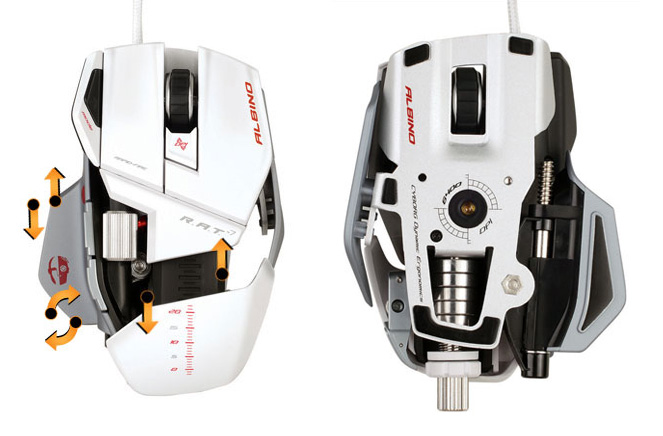 Mad Catz Cyborg R.A.T. Albino Gaming Mouse