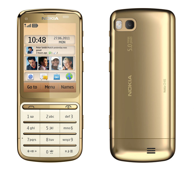 Nokia C3-01 Gold Edition