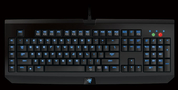 Razer BlackWidow Ultimate Stealth Edition gaming keyboard