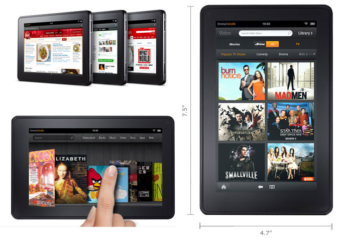 Amazon Kindle Fire tablet