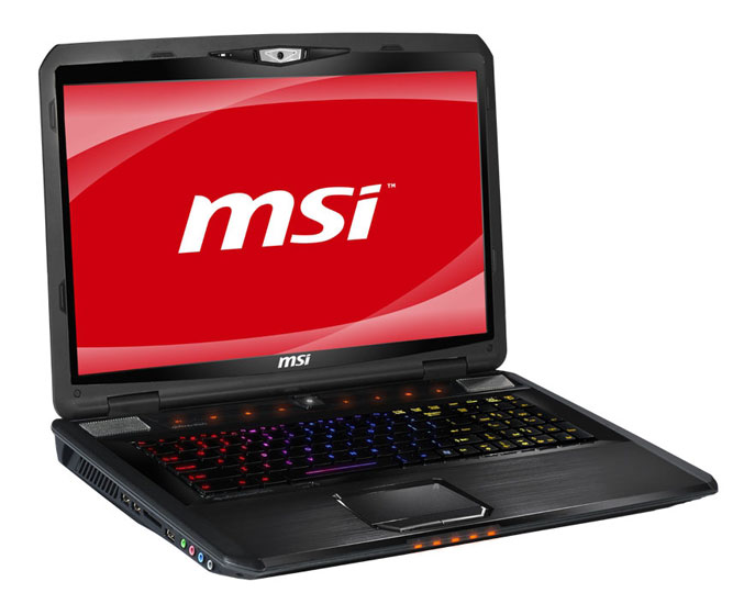 MSI GT780DX gaming notebook