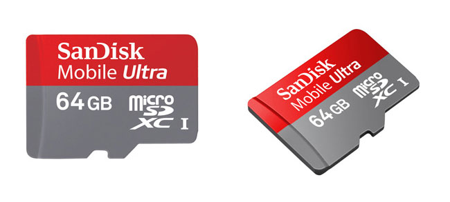SanDisk 64GB Mobile Ultra-microSDXC memory card