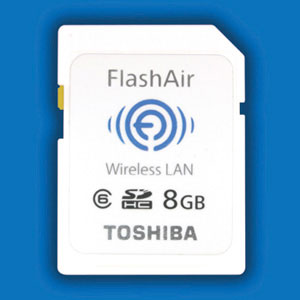 Toshiba FlashAir WiFi card