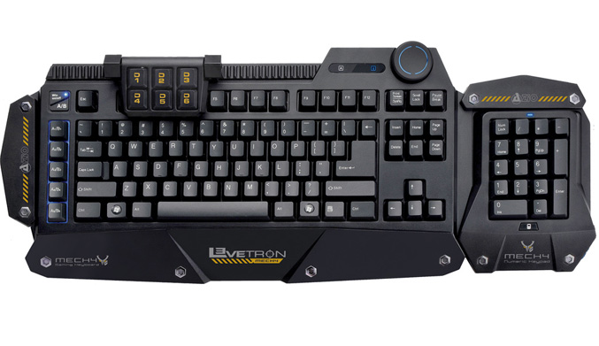 AZiO Levetron Mech4 Gaming Keyboard