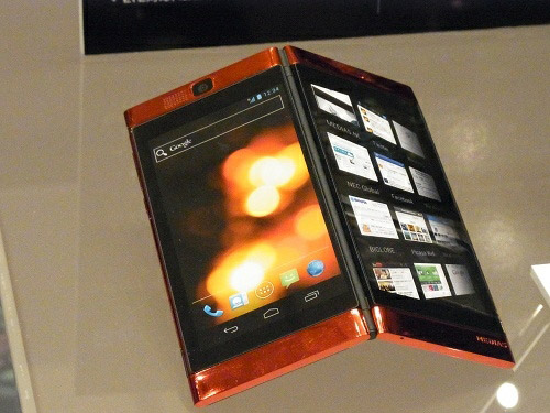 NEC dual screen smartphone