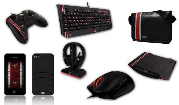 Razer Bioware Mass Effect 3 gaming gear