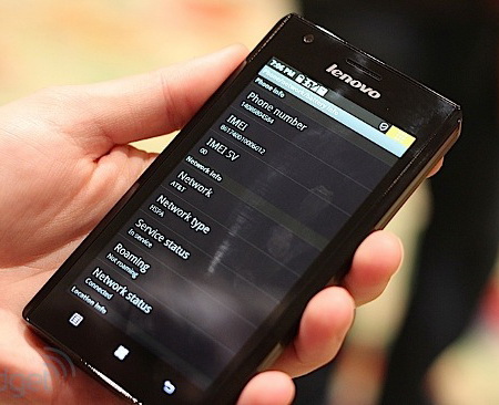 Lenovo K800 smartphone