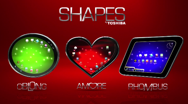 Toshiba Shapes tablets