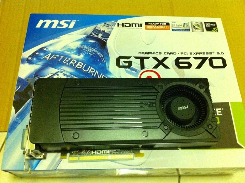 GeForce GTX 670 graphics card