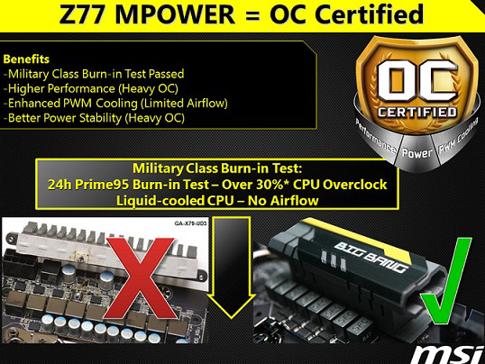 MSI Z77 MPower