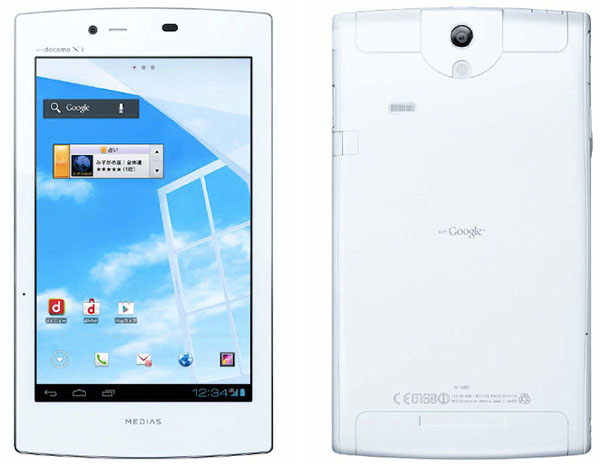 NTT DoCoMo tablet